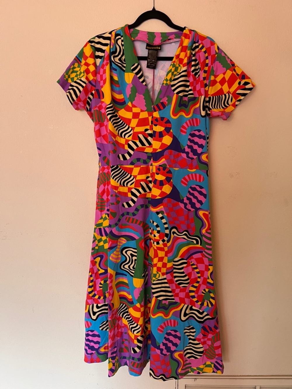 NooWorks Frida Print Dress in Party Time Fit
